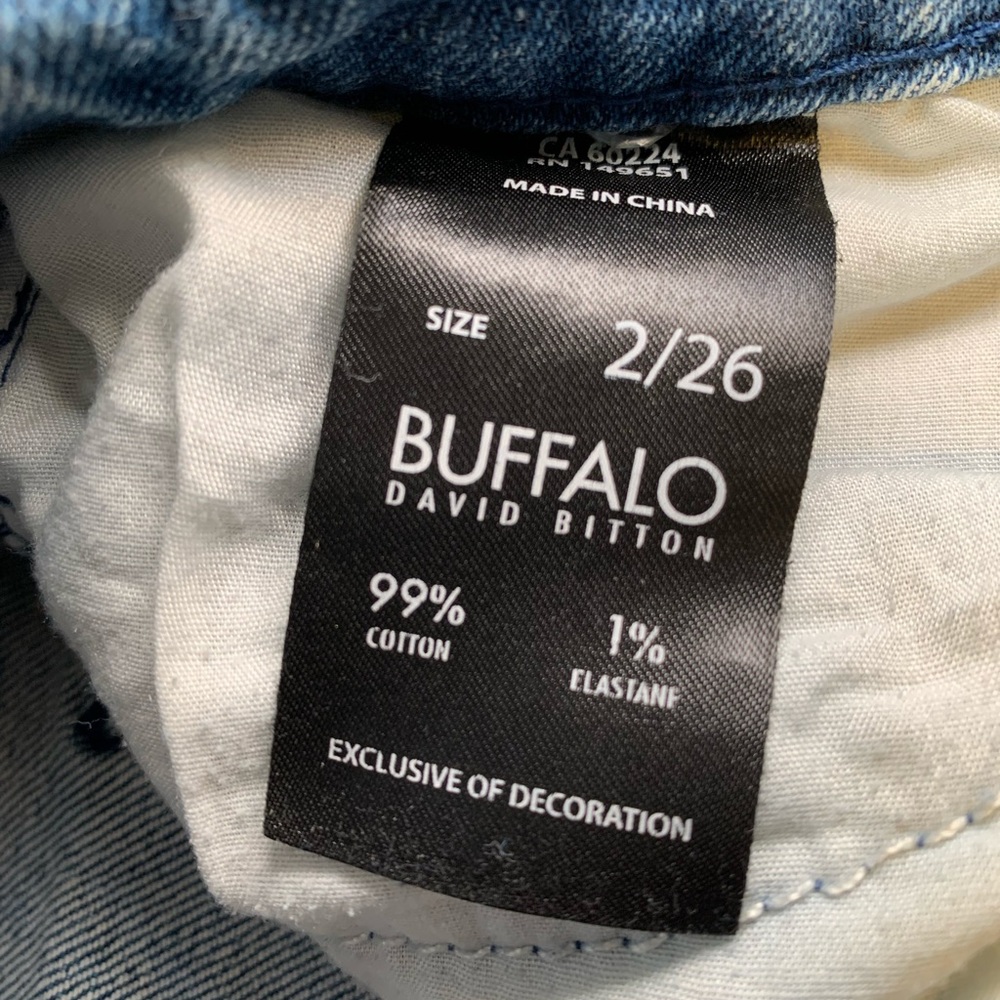 Buffalo David Bitton Straight Cuffed Vintage Jeans - Picture 9 of 13